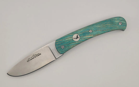 Le Charvay Prestige en Erable ondé stabilisé Bleu